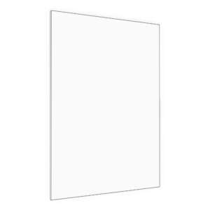 Base end panel. 24 1/2"W, 34 3/4"H, 5/8" thick